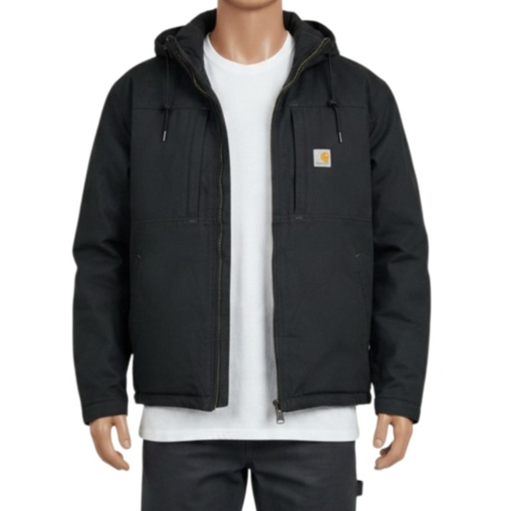 Carhartt Full Swing Cryder Jacket Mens 3XL Loose Fit Black Heavy Duty Insulated
